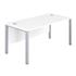 Goalpost Leg Desk - White