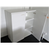 White 2 Door Wooden Cupboard