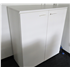 White 2 Door Wooden Cupboard