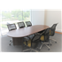 Arrow Head Leg Radial End Boardroom Table