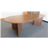 Arrow Head Leg Radial End Boardroom Table