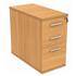 Primus 800mm Deep Desk-High Pedestal - Beech