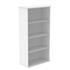 Primus 1592mm High Bookcase - White