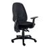 CK-X Operator Chair + Adjustable Arms - Black Fabric