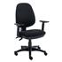 CK-X Operator Chair + Adjustable Arms - Black Fabric