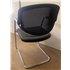 Black Giroflex Mesh Meeting Chair, Chrome Cantilever Frame,