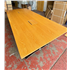 Rectangular Oak Meeting Table w/ Power Module