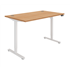 Primus Sit Stand Single Motor Desk - Beech / White