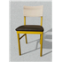 Used Yellow Metal Frame Chair