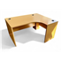 1400 Oak Radial Desk