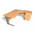 1600 Beech Radial Desk with Pedestal