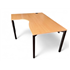 1600 Beech Post Leg Return Desk
