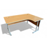 1600 Beech L Shape Right Hand Return Desk