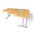 1800 Oak Radial Desk