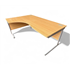 1800 Radial Oak Desk