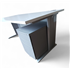1800 Grey Cantilever Desk