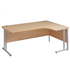 Metro Cantilever Desk - Radial (Right-Hand Return)