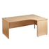 Metro Panel End Desk - Radial (Right-Hand)