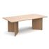 Rectangular Boardroom Table With Arrow Head Legs - Beech