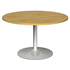 1200mm Diameter Circular Table With Trumpet Base - Oak