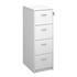 Metro 4-Drawer Wooden Filing Cabinet - White