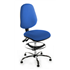 HIMPD High Back Draughtsman Chair With Chrome Stem & Base