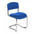 CS Chrome Cantilever Stacking Chair