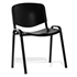 ISO Black Plastic Stacking Chair