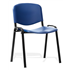 ISO Blue Plastic Stacking Chair