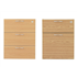 Start 3-Drawer Fixed Pedestal (Beech) & Start 2-Drawer Fixed Pedestal (Oak)