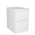 White 2-Drawer Filing Cabinet