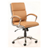 Classic Medium Back Managerial Chair - Tan
