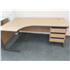 1800 Used Radial Desk in Light Oak (Dams Maestro) - CKU521 - CKU522