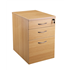 CK 3-Drawer Mobile Under-Desk Pedestal - Oak