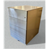 Used 3 Drawer Mobile Pedestal In Silver