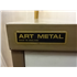 Used Art Metal Retro Filing Cabinet In Coffee Cream