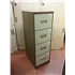 Used Art Metal Retro Filing Cabinet In Coffee Cream