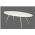 CK Oval Shaped Boardroom Table - White