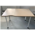 Used 1200 Maple Desk with Oval–Post Leg