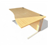 Used 1600 Maple Wave Desk No Drawers